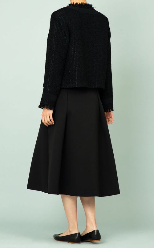 ファンシーツイードノーカラージャケット