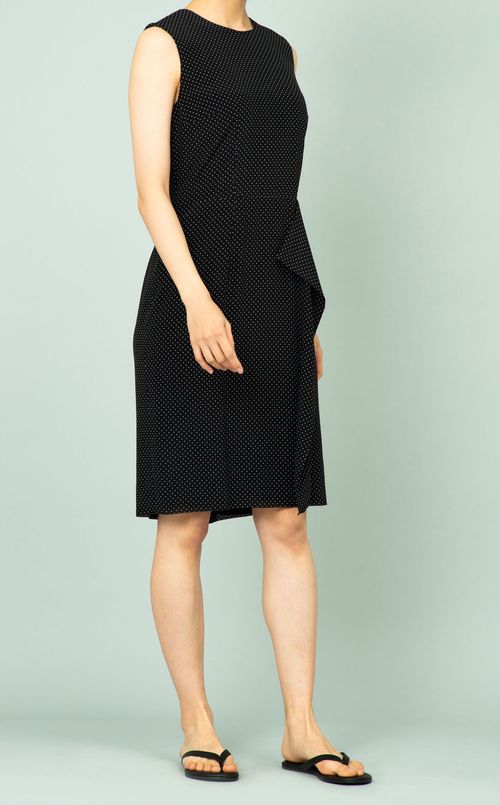 ドットシルクワンピース