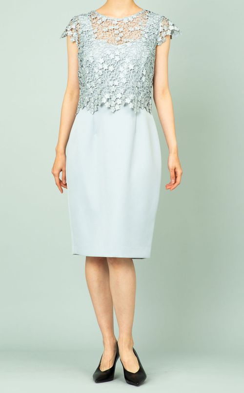 レースコンビネーションワンピース