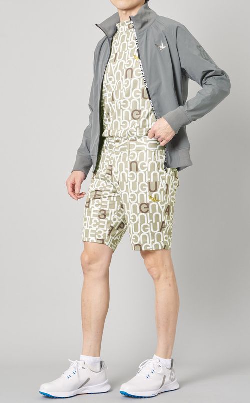 【手洗い可】スタンドカラーフルジップブルゾン