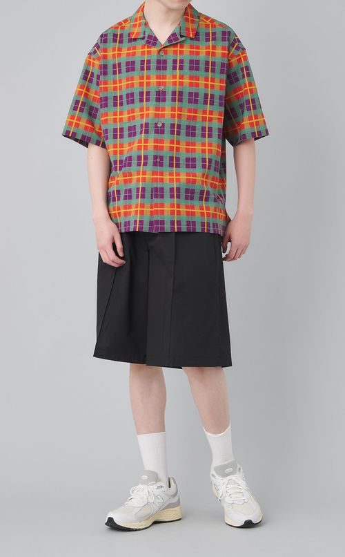 《手洗い可》ツイルオーバーサイズショートパンツ