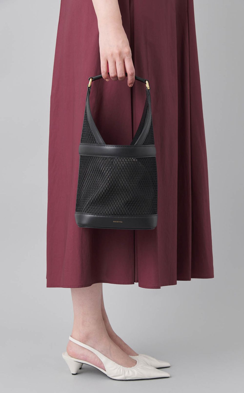 シースルーバケツショルダーバッグ