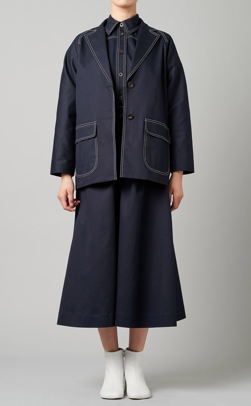 パッチポケットコットンジャケット