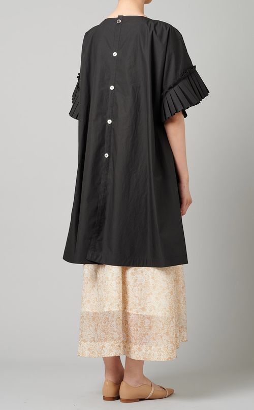 コットンVネックチュニック