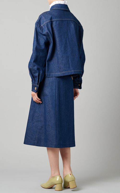 フロントポケットデニムジャケット