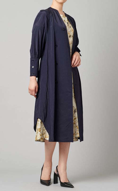 マーブルプリントワンピース