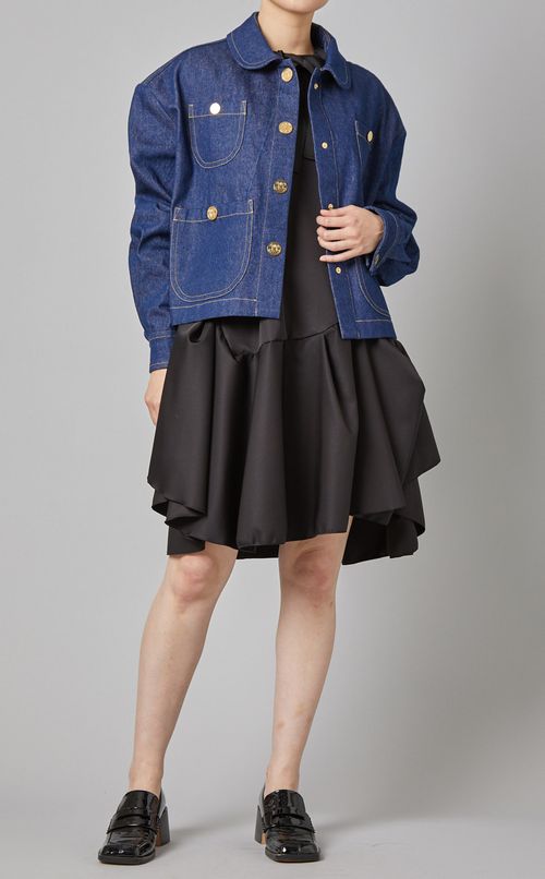 フロントポケットデニムジャケット