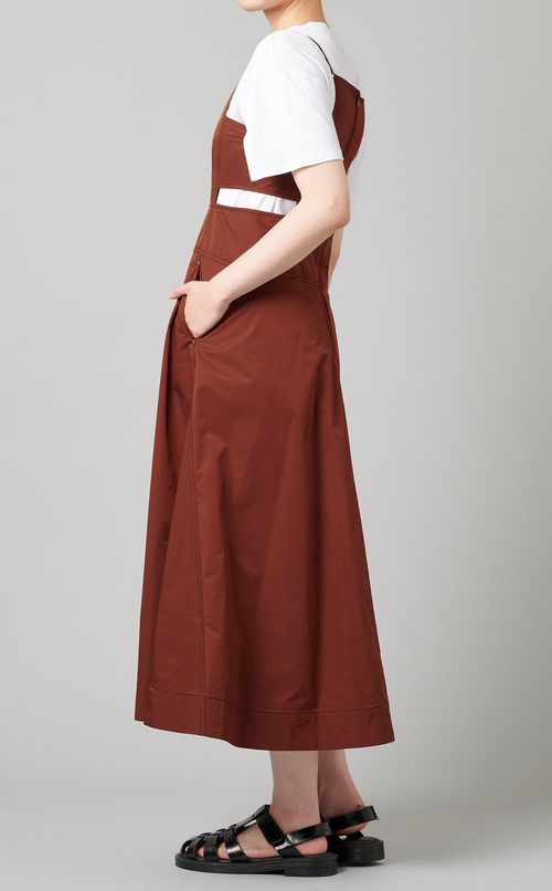 切替デザインジャンパースカート