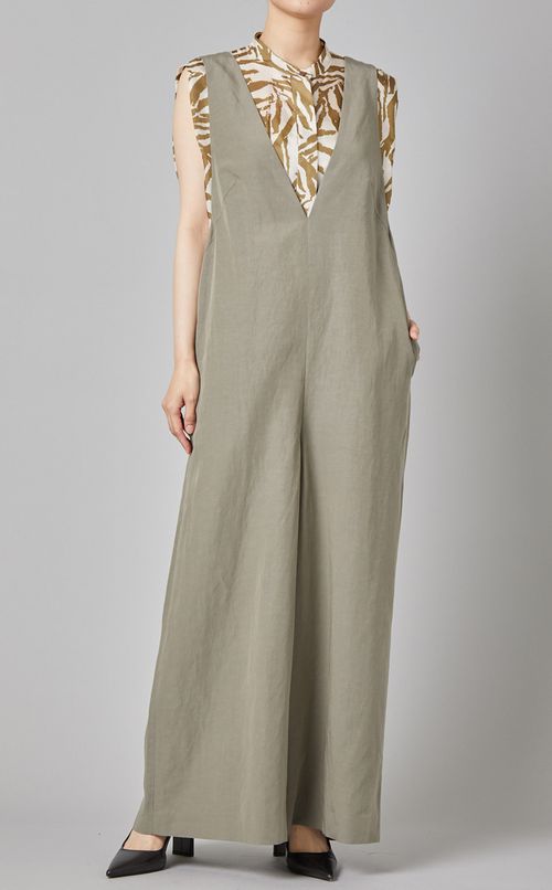 バックリボンオールインワン