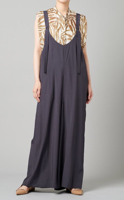 シルク混オールインワン