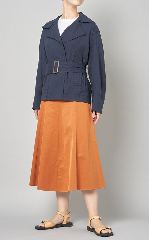 パネルミディフレアスカート