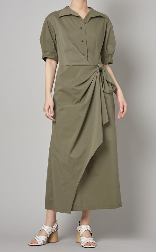 タイプライタードレープワンピース