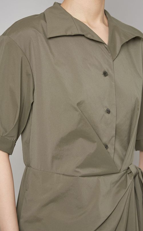 タイプライタードレープワンピース