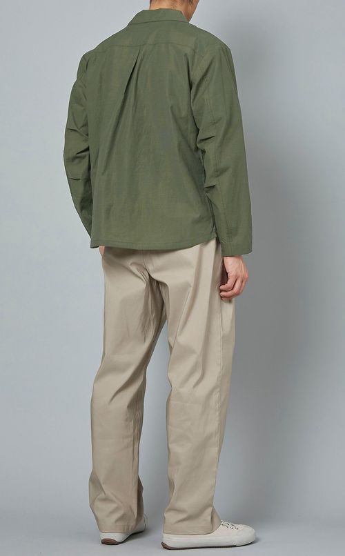 コットンナイロンシャツジャケット