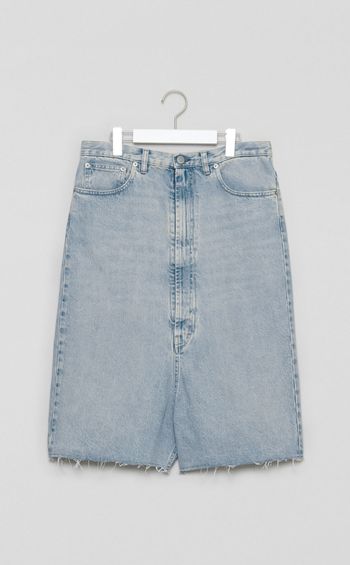 ロークロッチデニムショートパンツ
