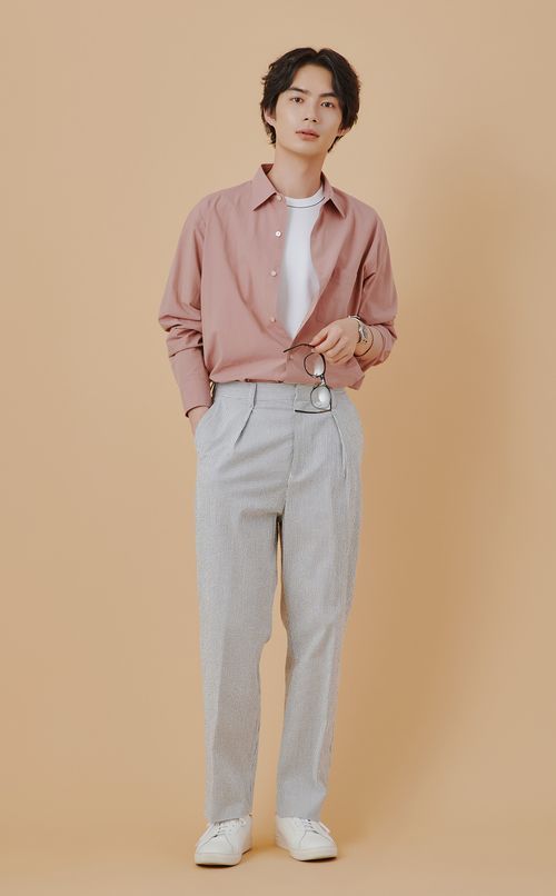 ウォッシュドシャンブレーシャツ