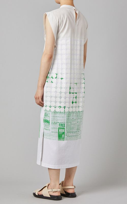 グラフィカルプリントワンピース