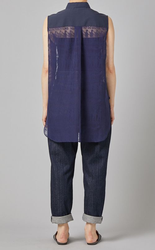 オパールレースノースリーブシャツ