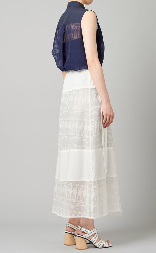 オパールレースラップスカート