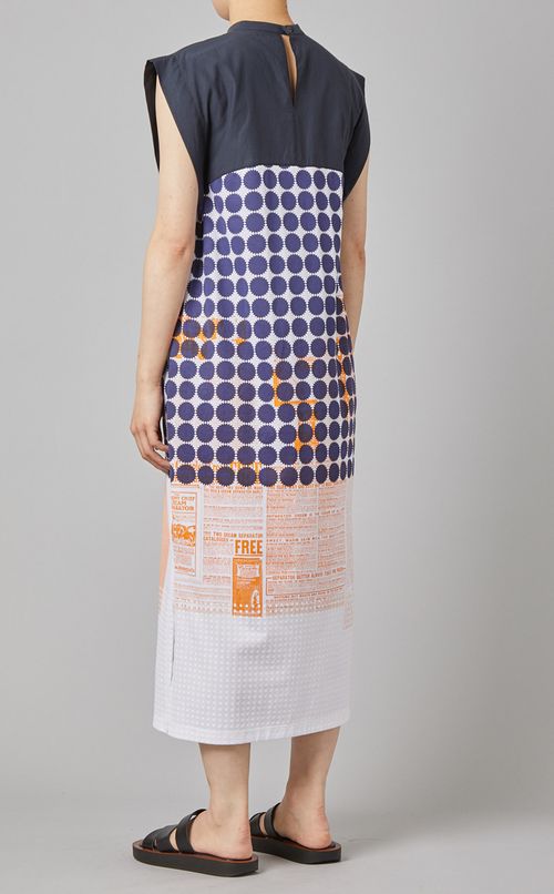 グラフィカルプリントワンピース