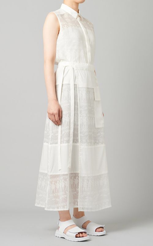 オパールレースラップスカート