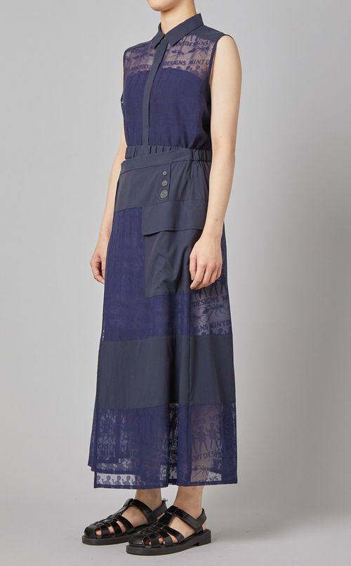 オパールレースラップスカート