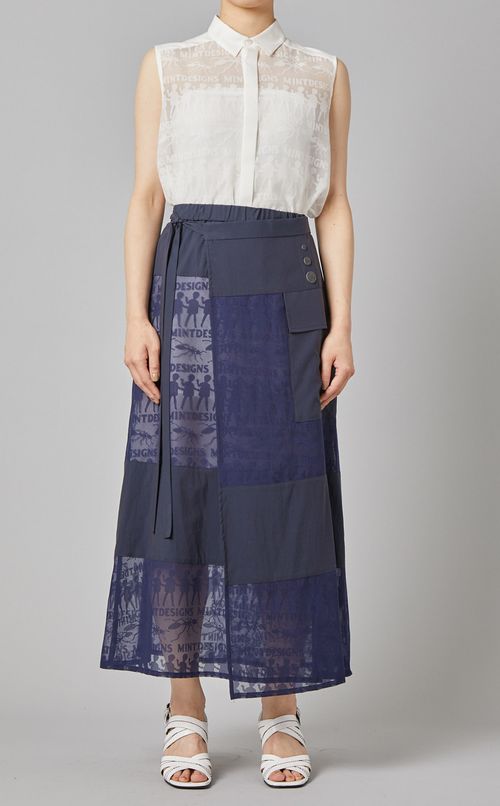 オパールレースノースリーブシャツ