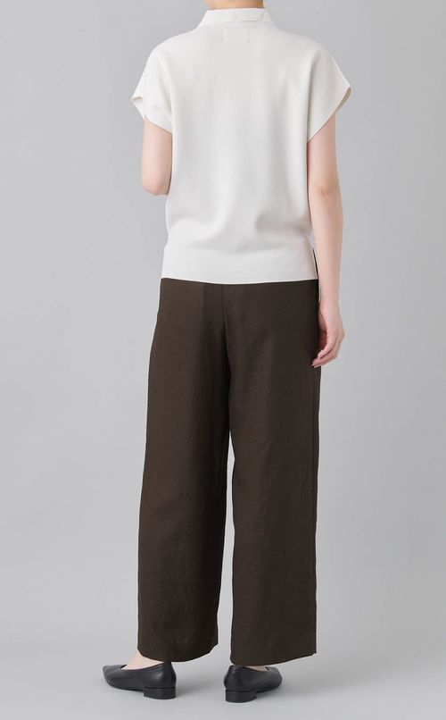 アシンメトリーデザインワイドパンツ