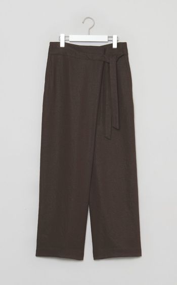 アシンメトリーデザインワイドパンツ