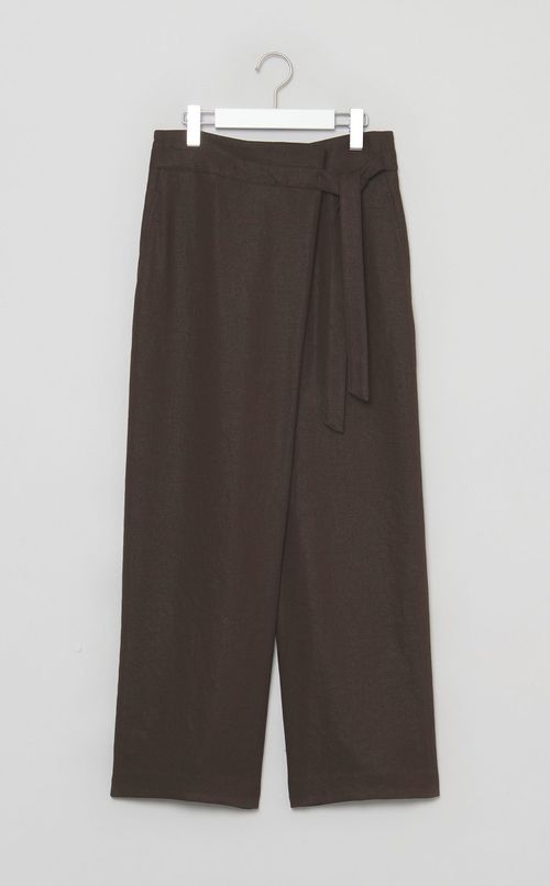 アシンメトリーデザインワイドパンツ