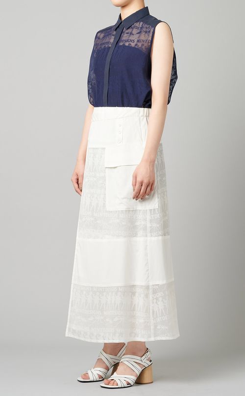 オパールレースノースリーブシャツ