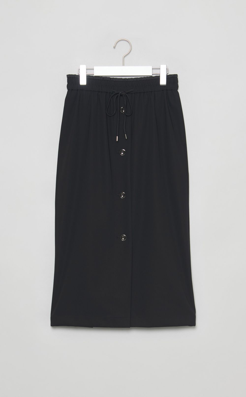 ライトストレッチフロントボタンスカート
