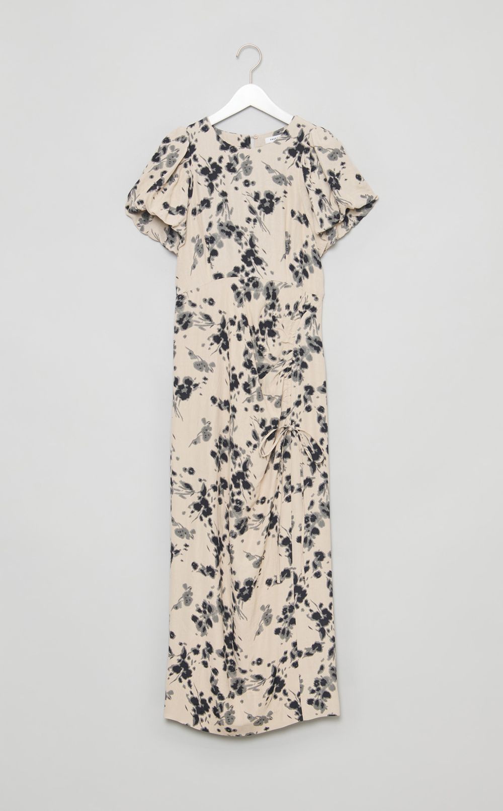 ジャガードパフスリーブワンピース