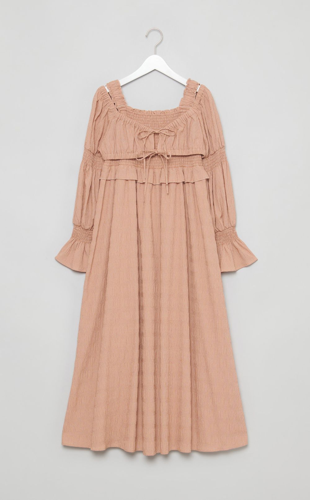 ボレロセットシャーリングワンピース