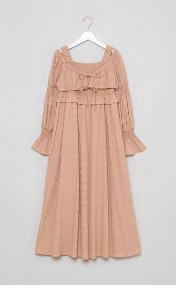 ボレロセットシャーリングワンピース