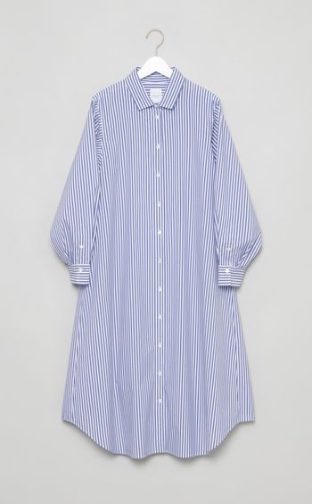 テントラインロングシャツワンピース