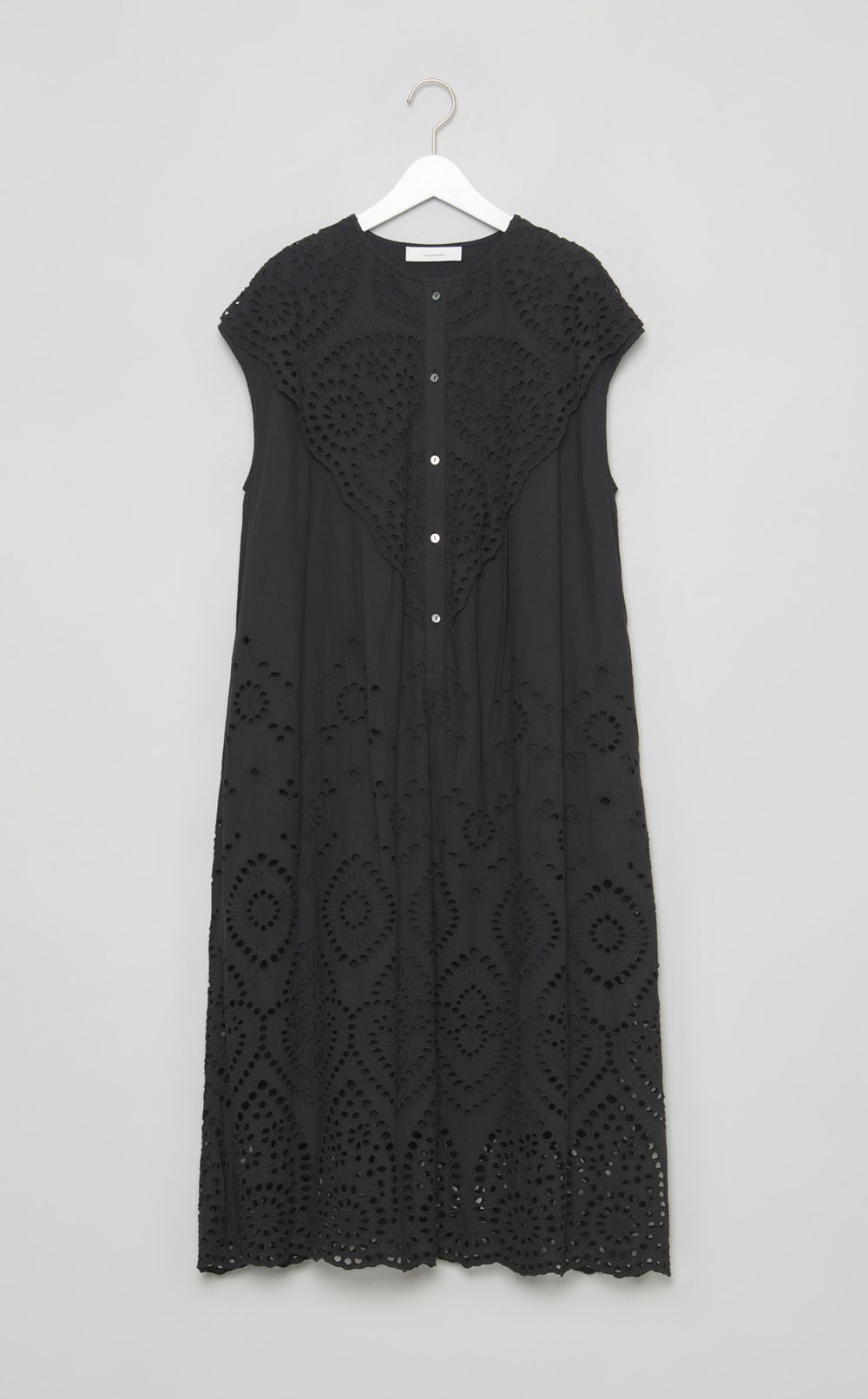 シフリー刺繍スカラップワンピース