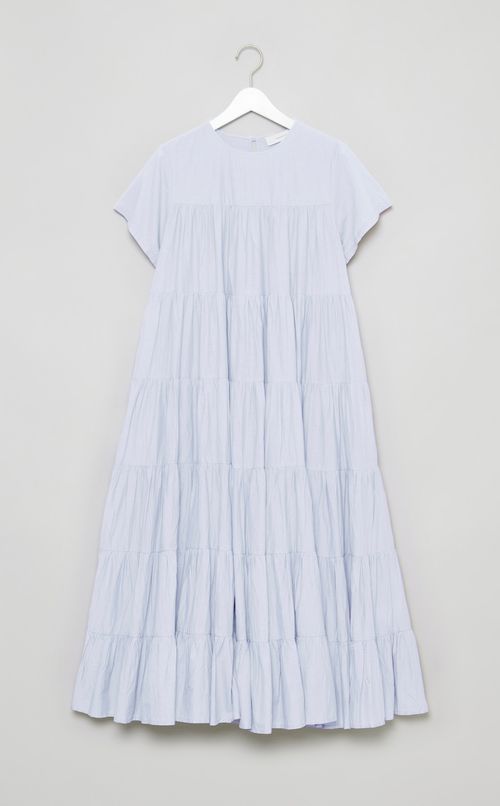 コットンボイルティアードワンピース