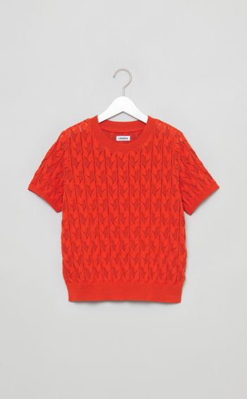 ウェーブニットプルオーバー