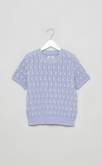 ウェーブニットプルオーバー