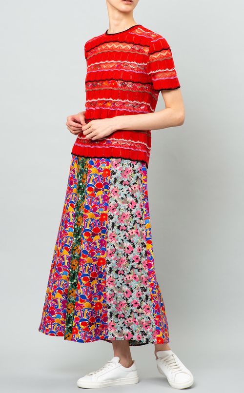 マルチフラワーロングワンピース