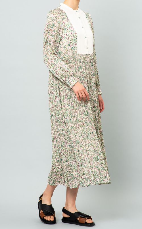 フラワープリントヨークワンピース