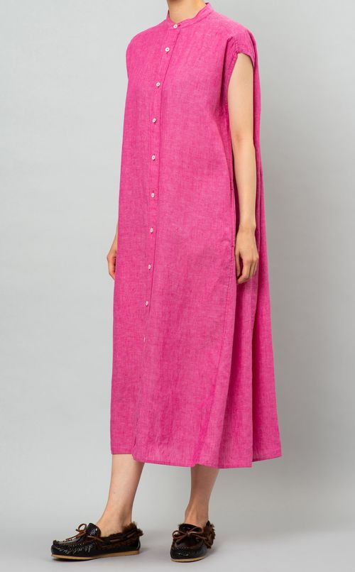 スタンドカラーフレンチワンピース