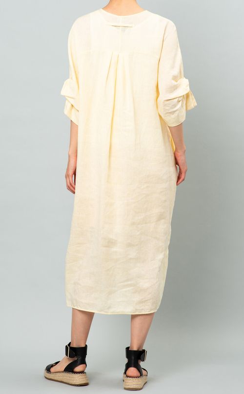 リネンツイストスリーブワンピース