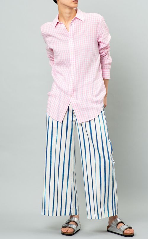 ギンガムチェックシャツ