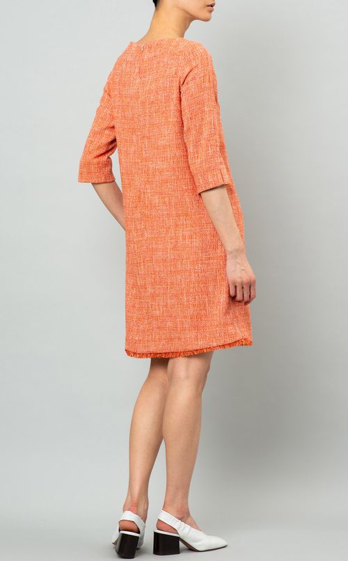 カラーツイードミニワンピース