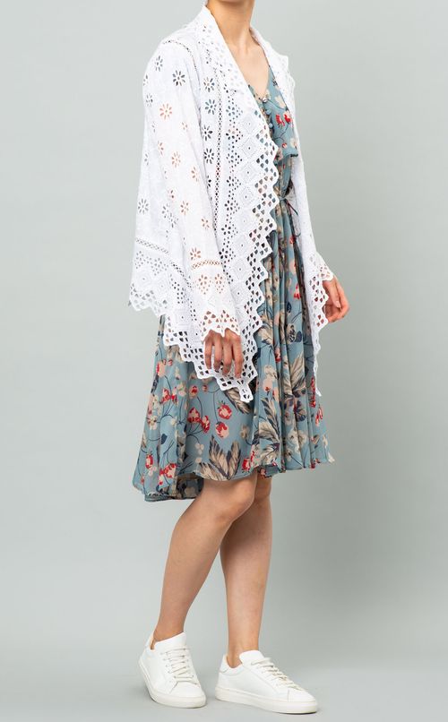 フラワープリントミニワンピース