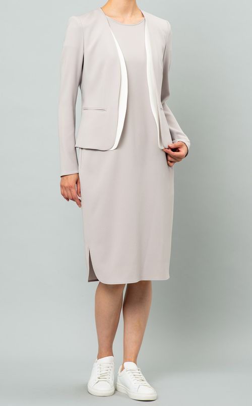 ベルト付フレンチスリーブワンピース