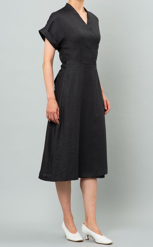 ベルト付フレンチカシュクールワンピース