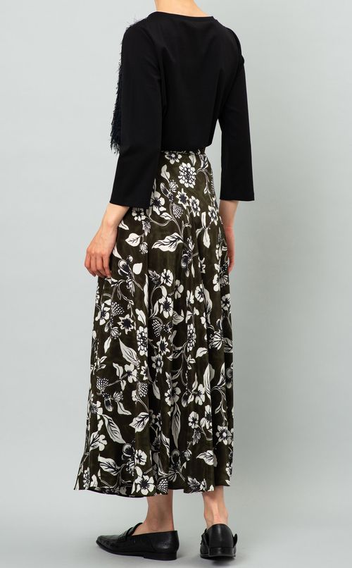 フリンジクルーネックカットソー